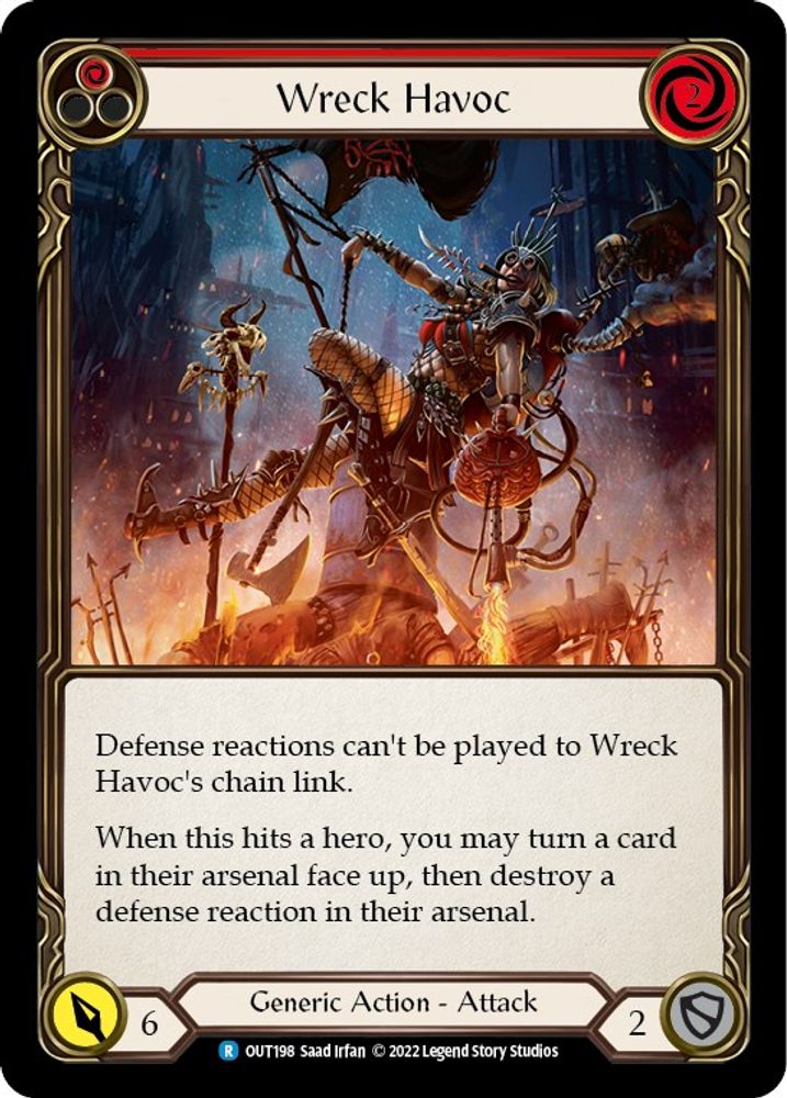 Wreck Havoc (Red), Standard, front