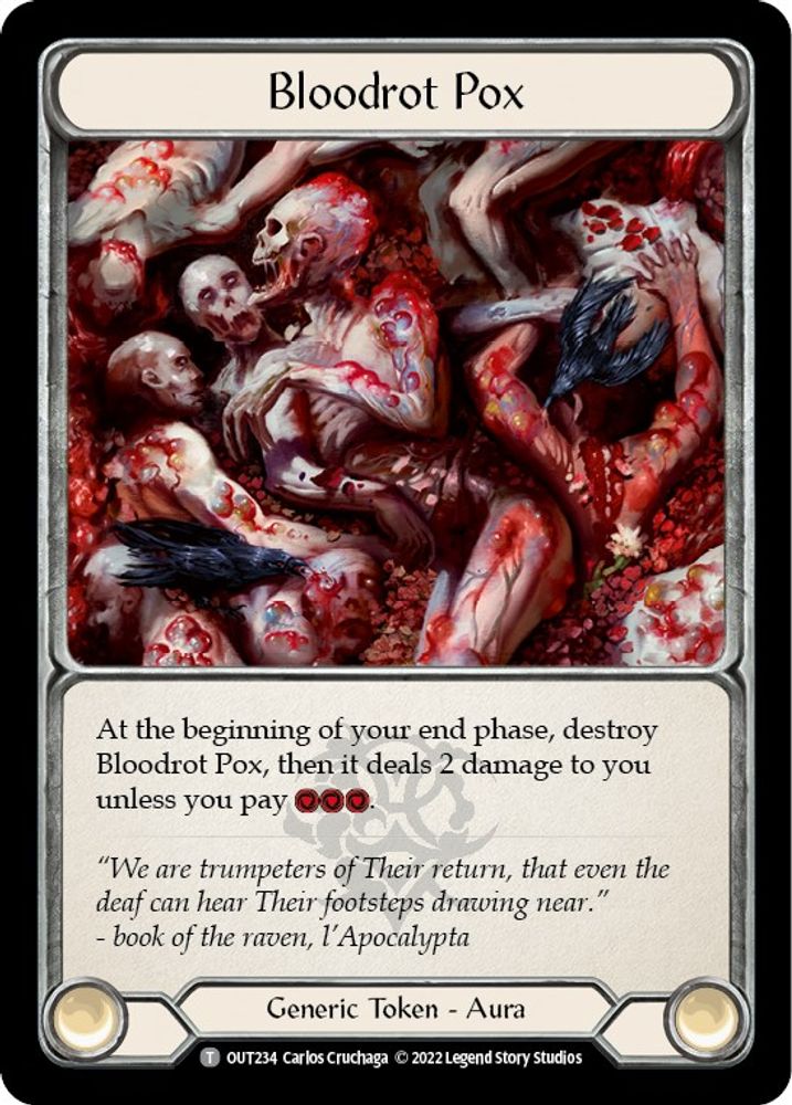 Bloodrot Pox, Standard, front