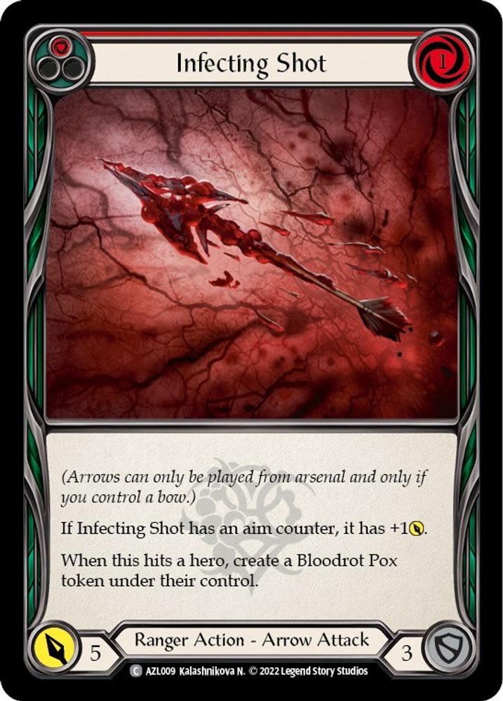Infecting Shot (Red), Standard, front