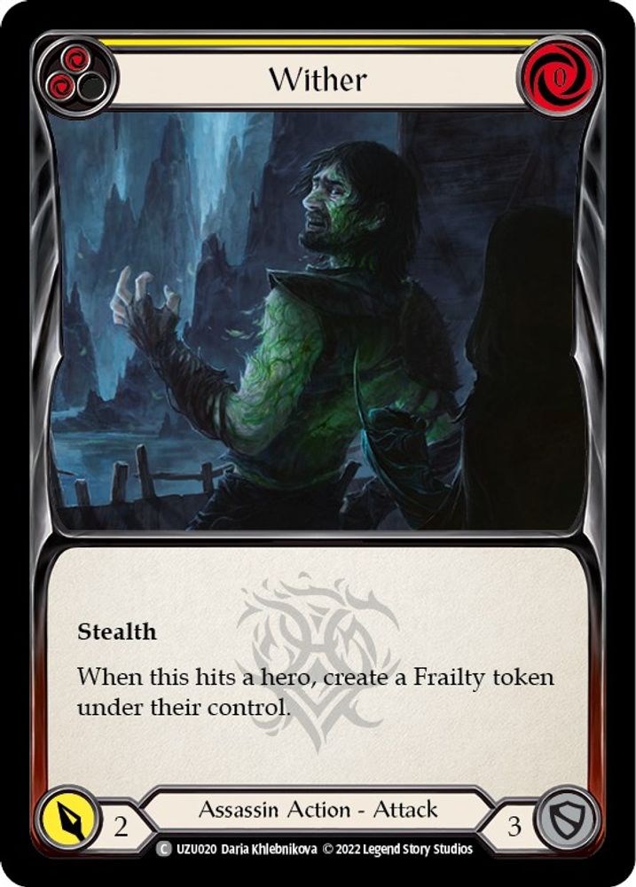 Wither (Yellow), Standard, front