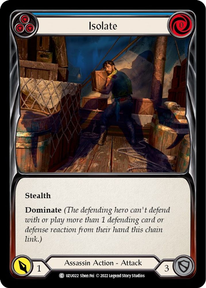 Isolate (Blue), Standard, front