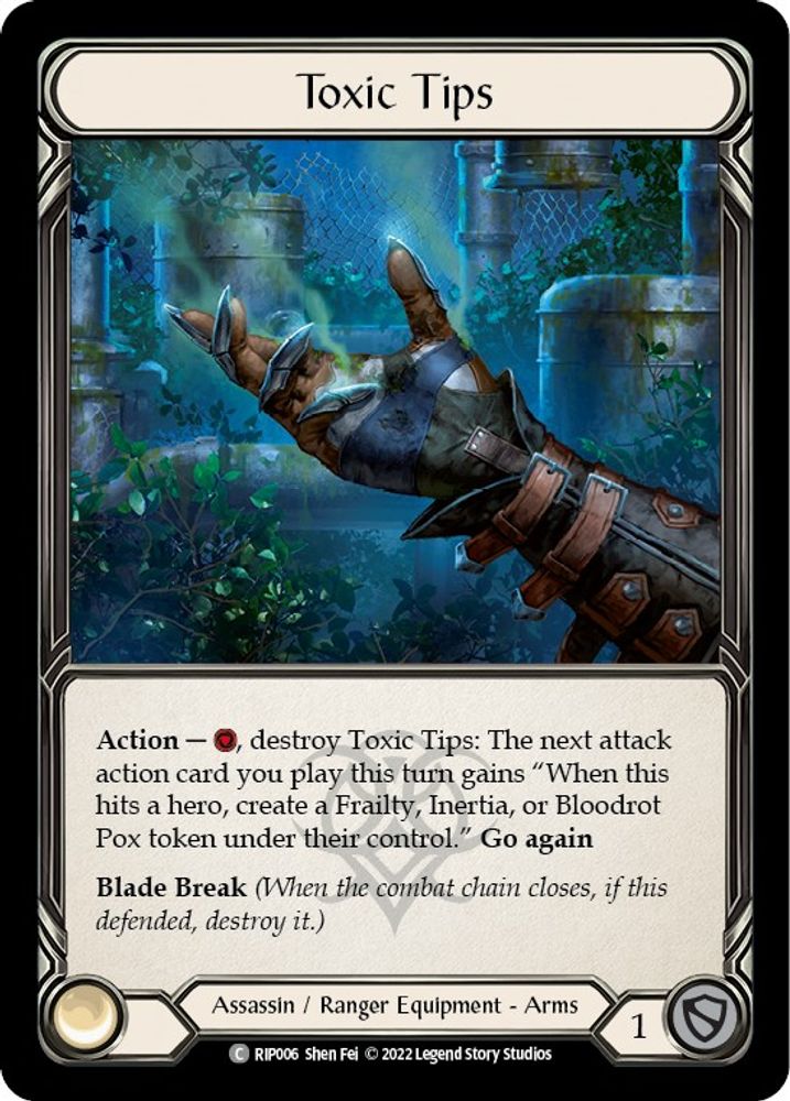 Toxic Tips, Standard, front