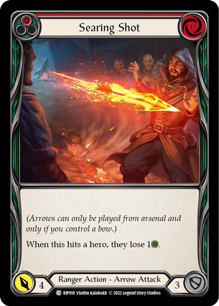 Searing Shot (Red), Standard, front