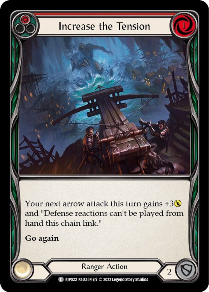 Increase the Tension (Red), Standard, front