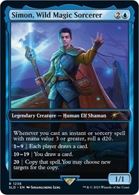 Simon, Wild Magic Sorcerer, Secret Lair Drop Series