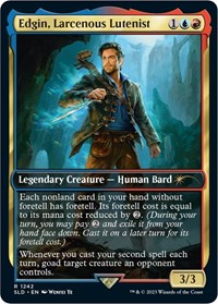 Edgin, Larcenous Lutenist, Secret Lair Drop Series