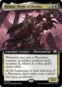Brimaz, Blight of Oreskos (Extended Art), Commander: March of the Machine