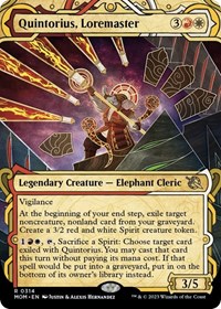 Quintorius, Loremaster (Showcase), March of the Machine