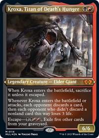 Kroxa, Titan of Death's Hunger (Foil Etched), March of the Machine: Multiverse Legends