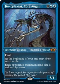 Jin-Gitaxias, Core Augur (Foil Etched), March of the Machine: Multiverse Legends
