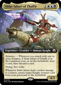 Sidar Jabari of Zhalfir (Extended Art), Commander: March of the Machine