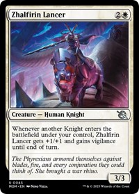 Zhalfirin Lancer, March of the Machine