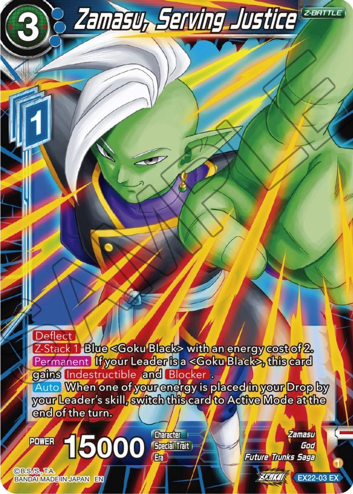 Zamasu, Serving Justice, Foil, front