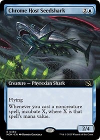 Chrome Host Seedshark (Extended Art), March of the Machine