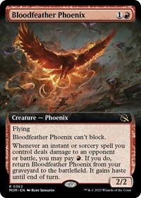 Bloodfeather Phoenix (Extended Art), March of the Machine