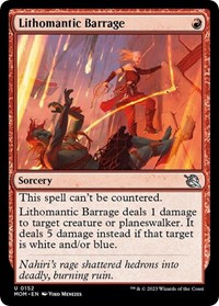 Lithomantic Barrage, March of the Machine