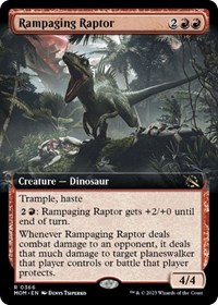 Rampaging Raptor (Extended Art), March of the Machine