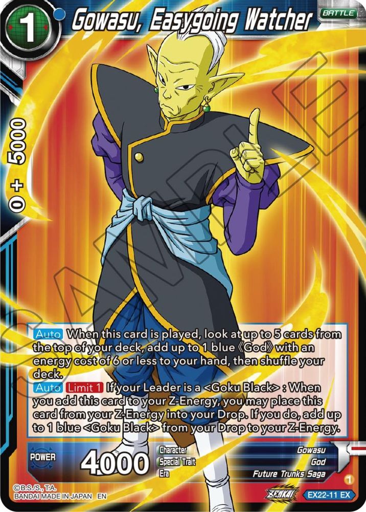 Gowasu, Easygoing Watcher, Foil, front