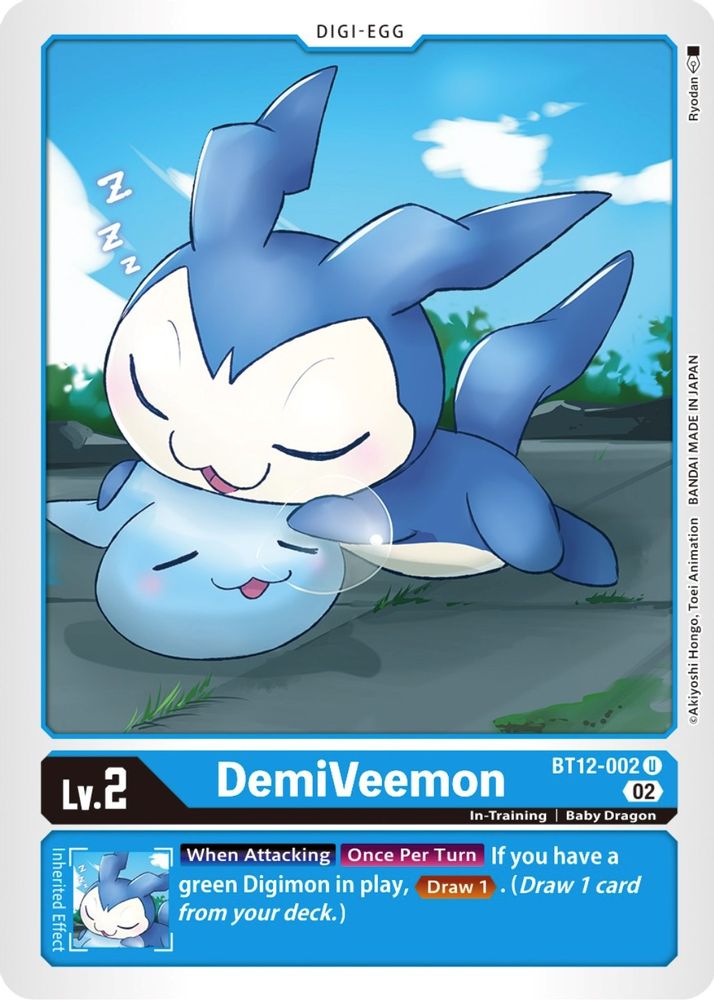 DemiVeemon, Standard, front