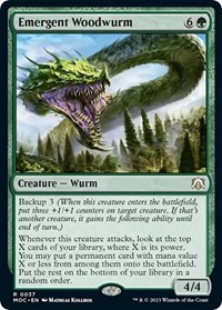 Emergent Woodwurm, Commander: March of the Machine
