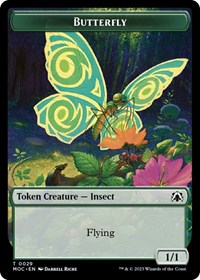 Butterfly // City's Blessing Double-sided Token, Commander: March of the Machine