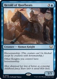 Herald of Hoofbeats, Commander: March of the Machine