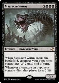 Massacre Wurm, Commander: March of the Machine