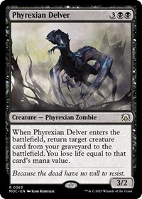 Phyrexian Delver, Commander: March of the Machine