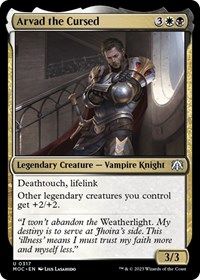 Arvad the Cursed, Commander: March of the Machine