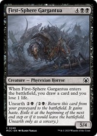 First-Sphere Gargantua, Commander: March of the Machine