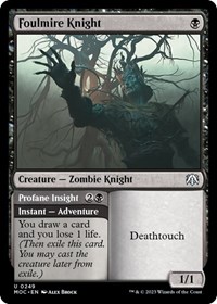 Foulmire Knight, Commander: March of the Machine