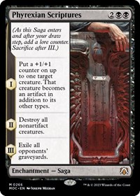 Phyrexian Scriptures, Commander: March of the Machine