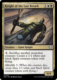 Knight of the Last Breath, Commander: March of the Machine