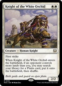Knight of the White Orchid, Commander: March of the Machine