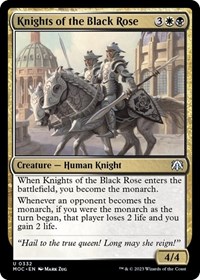 Knights of the Black Rose, Commander: March of the Machine