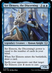 Syr Elenora, the Discerning, Commander: March of the Machine