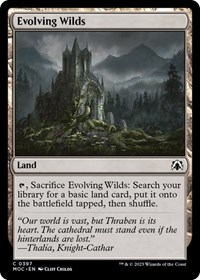 Evolving Wilds, Commander: March of the Machine