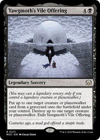 Yawgmoth's Vile Offering, Commander: March of the Machine