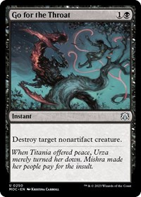 Go for the Throat, Commander: March of the Machine