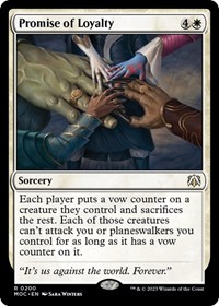 Promise of Loyalty, Commander: March of the Machine