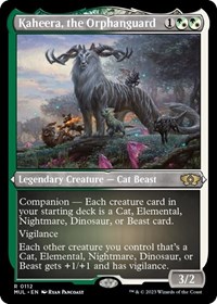 Kaheera, the Orphanguard (Foil Etched), March of the Machine: Multiverse Legends