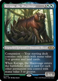 Keruga, the Macrosage (Foil Etched), March of the Machine: Multiverse Legends