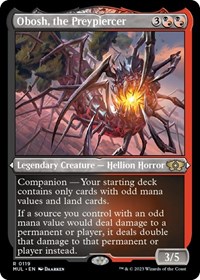Obosh, the Preypiercer (Foil Etched), March of the Machine: Multiverse Legends