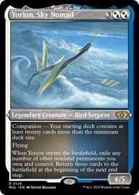 Yorion, Sky Nomad (Foil Etched), March of the Machine: Multiverse Legends