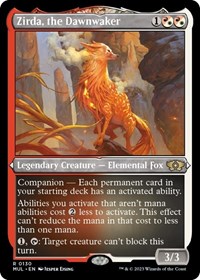 Zirda, the Dawnwaker (Foil Etched), March of the Machine: Multiverse Legends