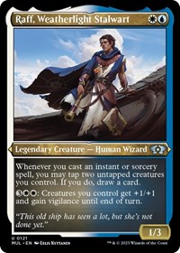 Raff, Weatherlight Stalwart (Foil Etched), March of the Machine: Multiverse Legends