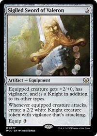 Sigiled Sword of Valeron, Commander: March of the Machine