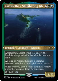 Arixmethes, Slumbering Isle (Foil Etched), March of the Machine: Multiverse Legends