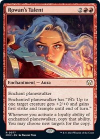 Rowan's Talent, Commander: March of the Machine