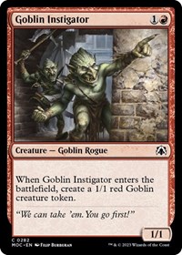 Goblin Instigator, Commander: March of the Machine